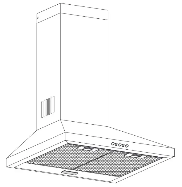 cata V-5000 Stainless Steel Hood
