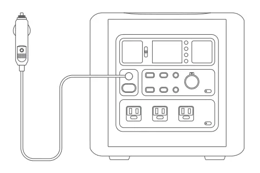 Charging the power station