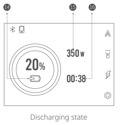 Charging/discharging only interface