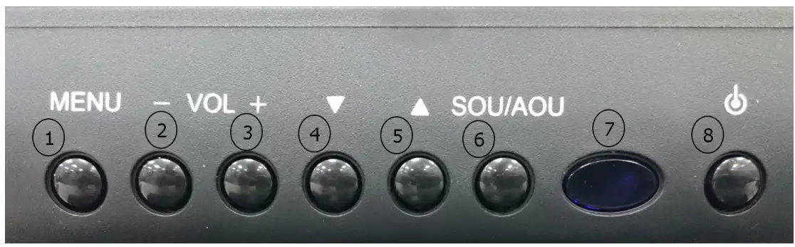 speco technologies M19LED2 LCD Monitor with HDMI - Front Panel