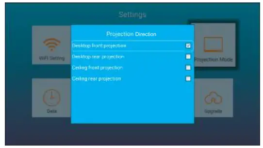Yaber U10 Native 1080P Entertainment LCD Projector - Image Setting