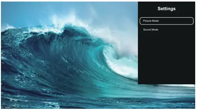 Yaber U10 Native 1080P Entertainment LCD Projector - Setting 1