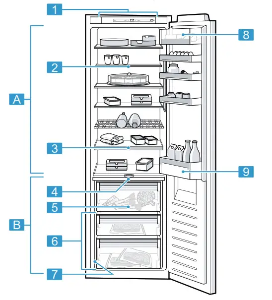 Neff KI8816DE0G In Column Integrated Fridge - fig