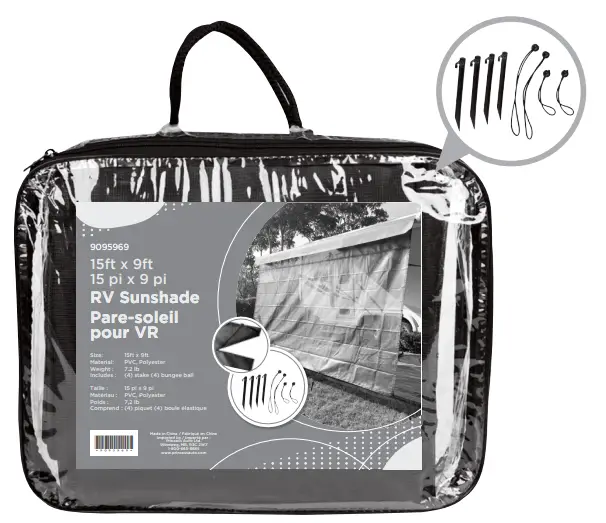 Sunshade instructions