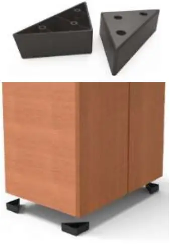 MAMA Under Sink Column - ASSEMBLING DRAWER FEET