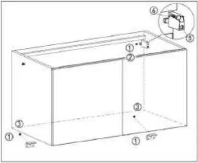 MAMA Under Sink Column - SUSPENDED BASE INSTALLATION 6