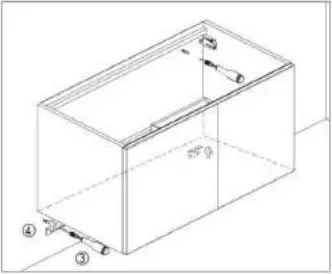 MAMA Under Sink Column - SUSPENDED BASE INSTALLATION