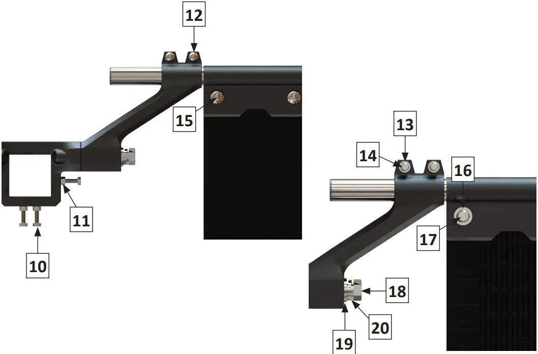 BulletProof Hitches BulletProof Road Shield Mud Flap System - HARDWARE LIST