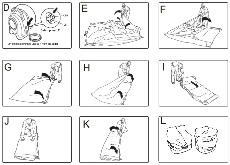 Outsunny 342-042V70 4-in-1 Large Bouncy Castle - fig 2