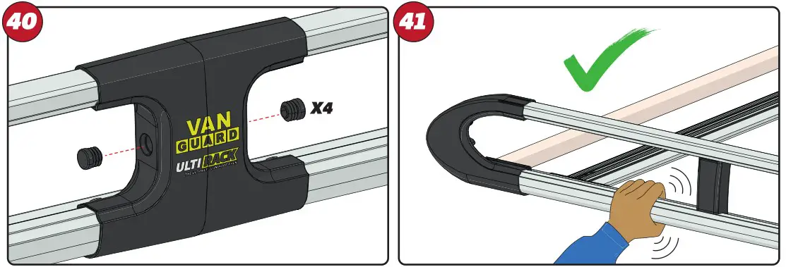 VAN GUARD IN827 ULTI Rack plus - Installation