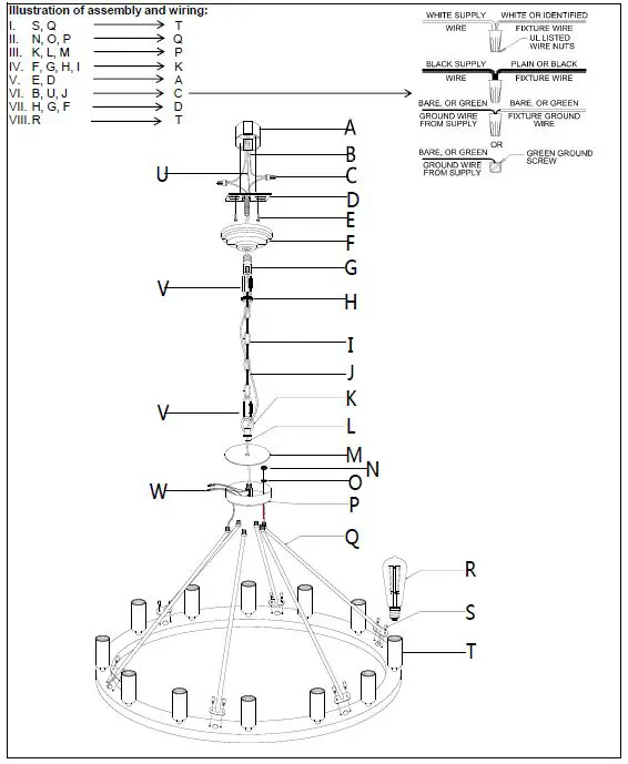 Tidoin-900011-12-Light-Bronze-Iron-Ceiling-Lamp-Chandelier-Pendant-FIG-3