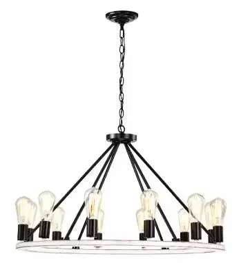 Tidoin-900011-12-Light-Bronze-Iron-Ceiling-Lamp-Chandelier-Pendant-PRODUCT