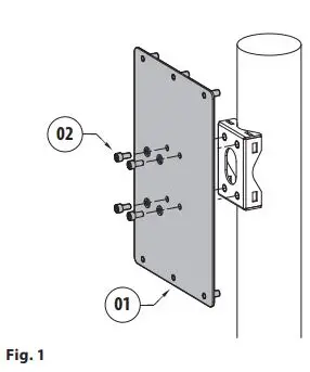 VIDEOTEC-COMBMP2-Plate-for-Assembly-of-COMB-fig-1