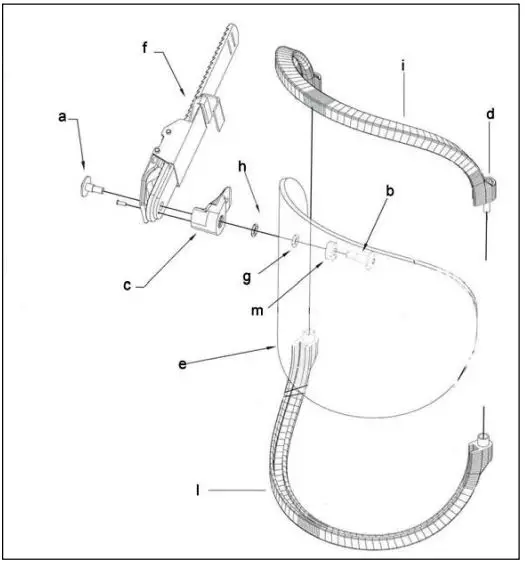 Spasciani TR 82 E Full Face Mask for Helmet Connection - Figure 1