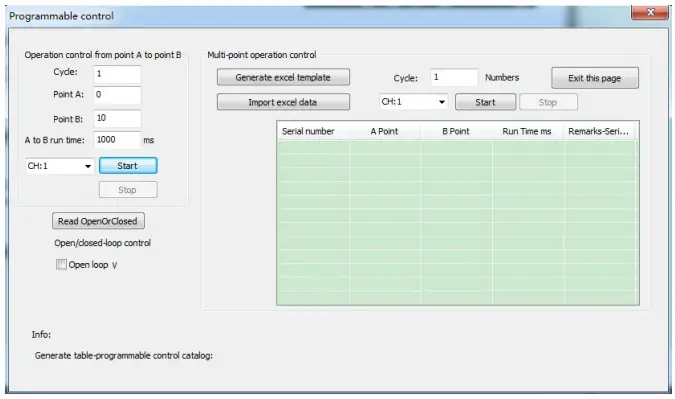 COREMORROW E63.C1K Piezo Controller Software - Programmable Control