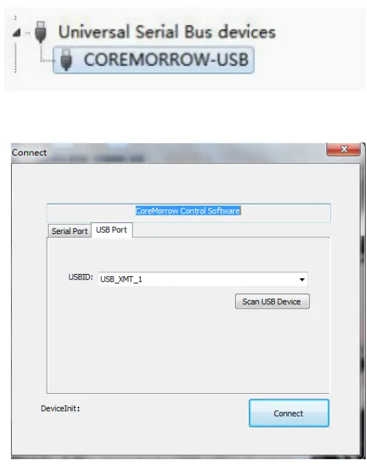 COREMORROW E63.C1K Piezo Controller Software - usb device driver