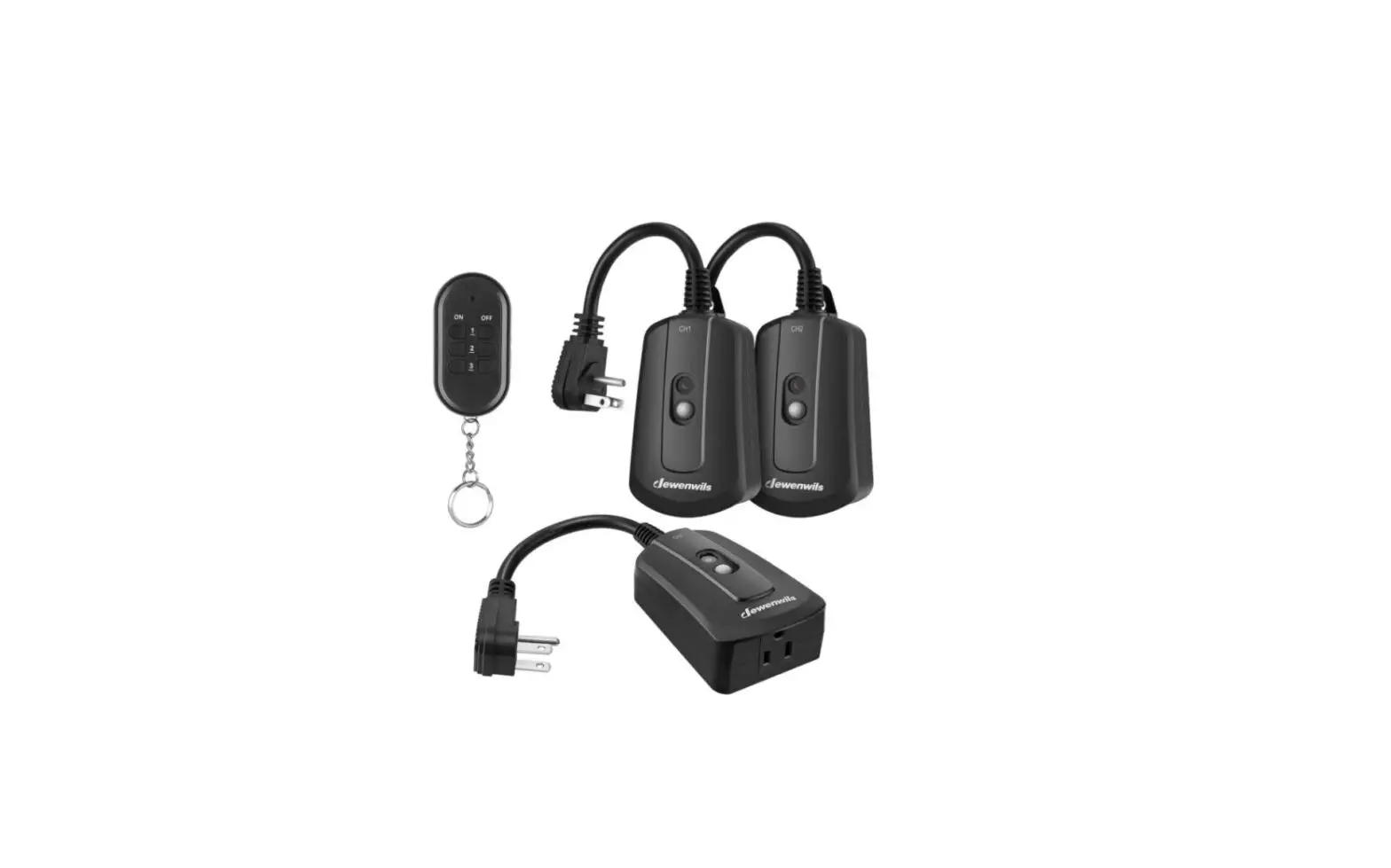 Dewenwils 100ft Outdoor Wireless Remote Control Outlet Kit User Guide Dewenwils 100ft Outdoor Wireless Remote Control Outlet Kit User Guide