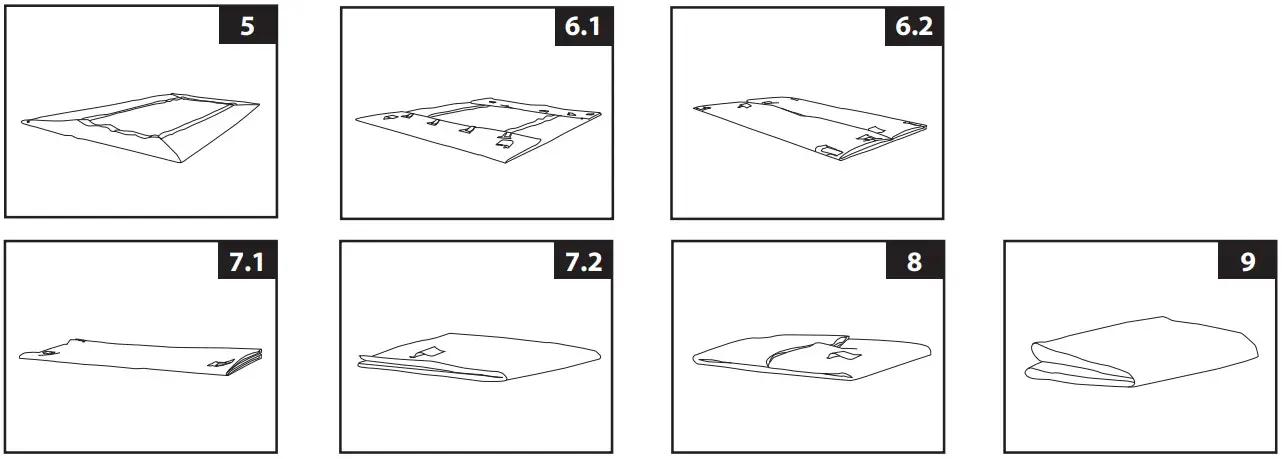 SereneLife SLPLRCT24 Rectangular Metal Frame Pool Set - DRAIN POOL