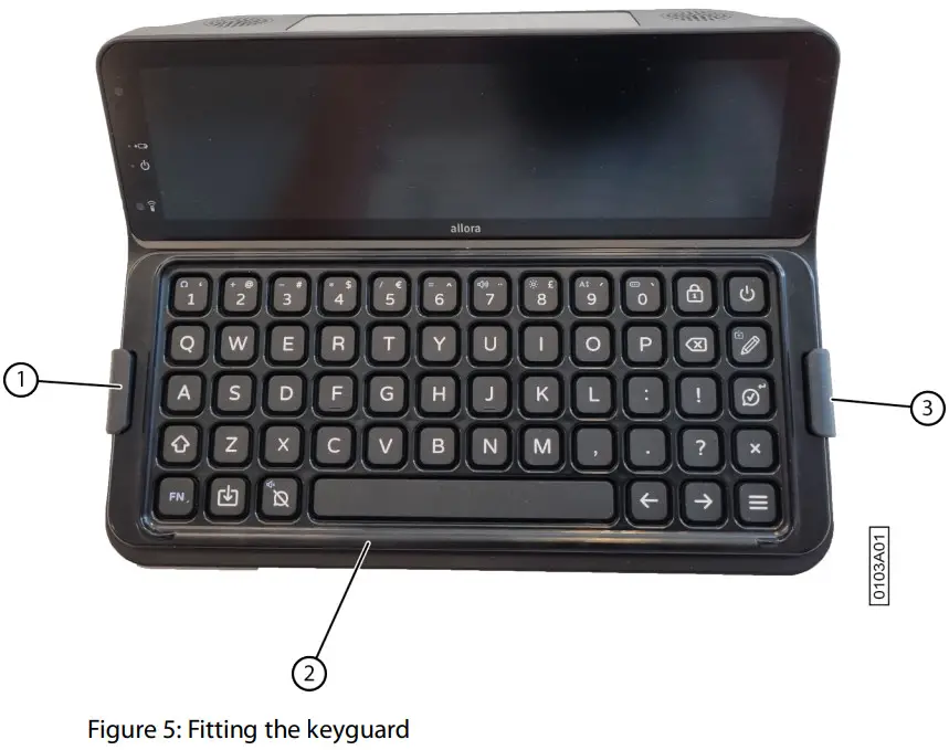 Jabbla Allora 3 Shelton Technologies and Resources - Fitting the keyguard