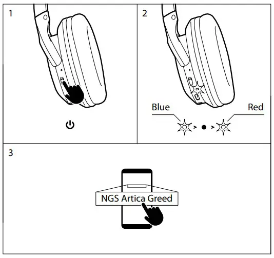 PAIRING HEADPHONE WITH
BLUETOOTH DEVICES