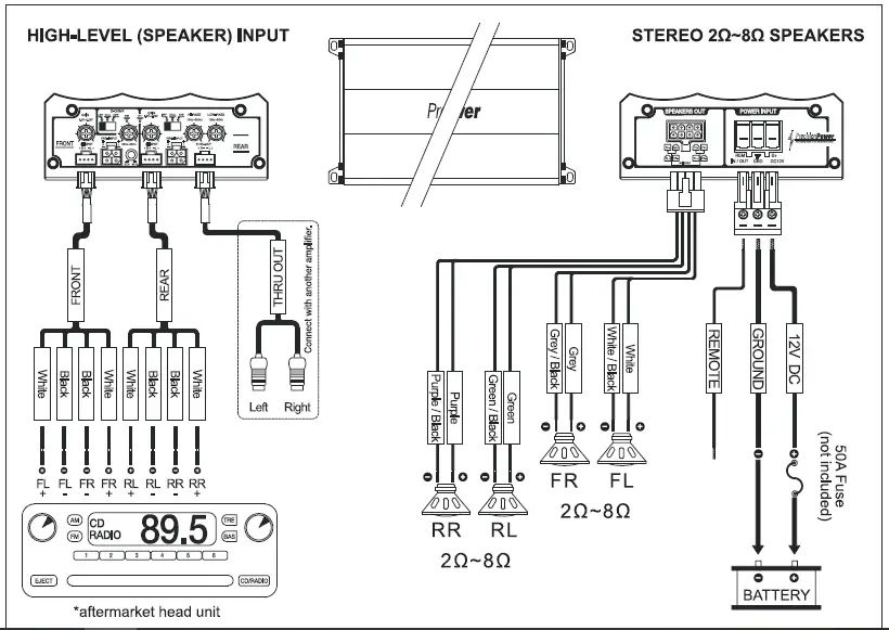 Precision-Power-MAA4400-Class-D 4-Channel-Amplifier-16
