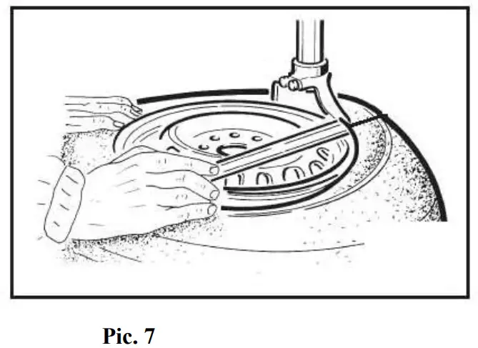 TOOLOTS 819F Automatic Tyre Changer - Tire mounting