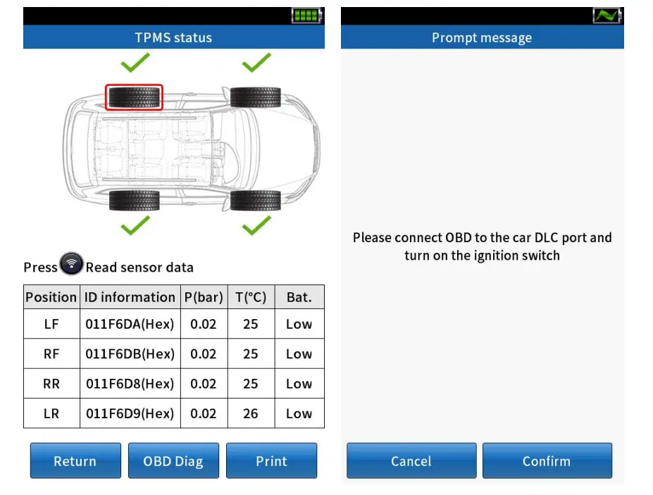 Basic TPMS Function