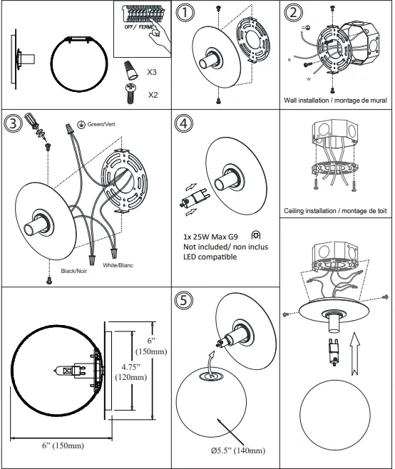 Dainolite-BUR-51W-Burlat-Wall-Sconce-fig-2