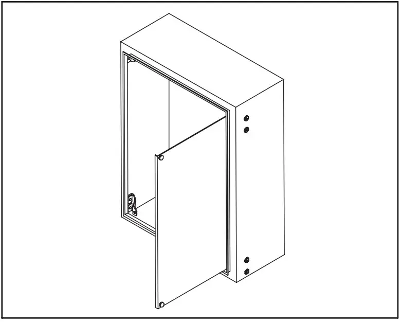nVent HOFFMAN ANADFK NEMA Swing Out Panel Kit
