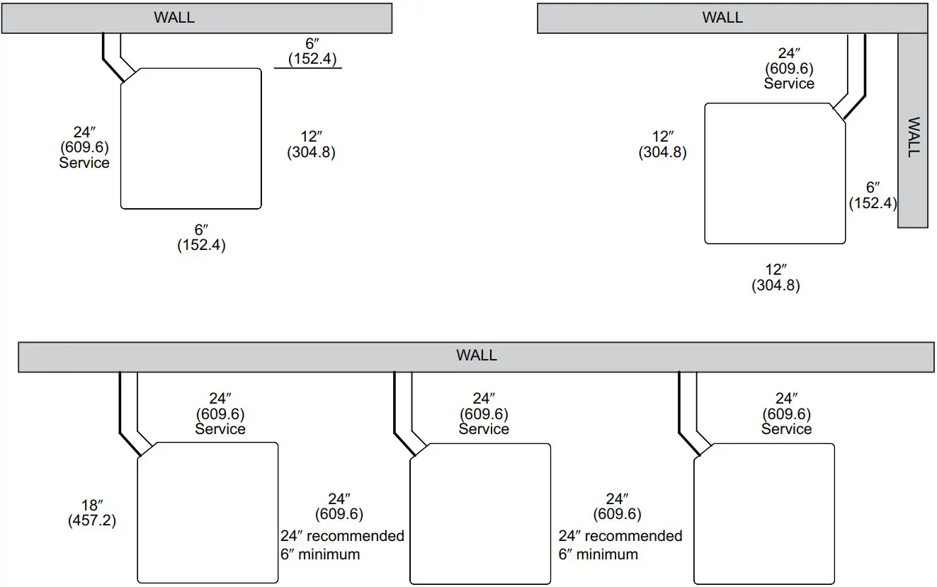 Rheem RP15AZ42AJ2NA Heat Pump System - CLEARANCES