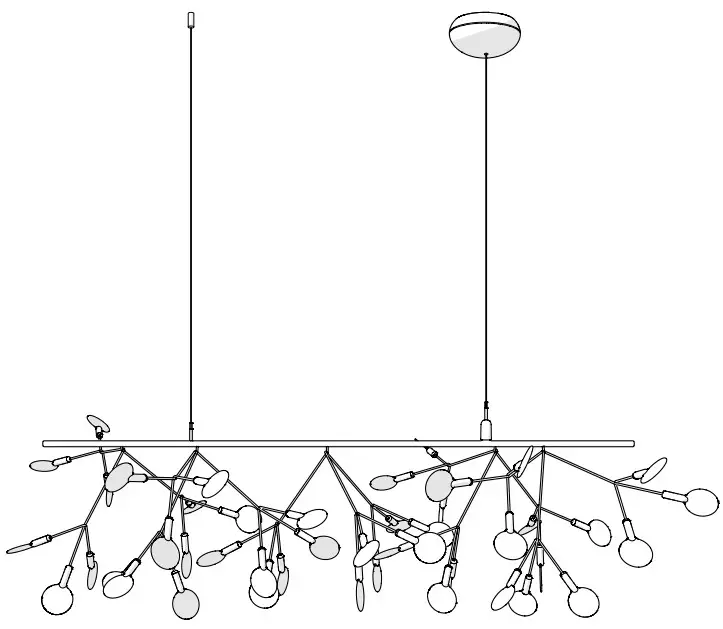 moooi D000709 Heracleum III Endless Pendant