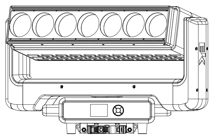 EK Lights Alligator LED Beam Wash Strobe Moving Head