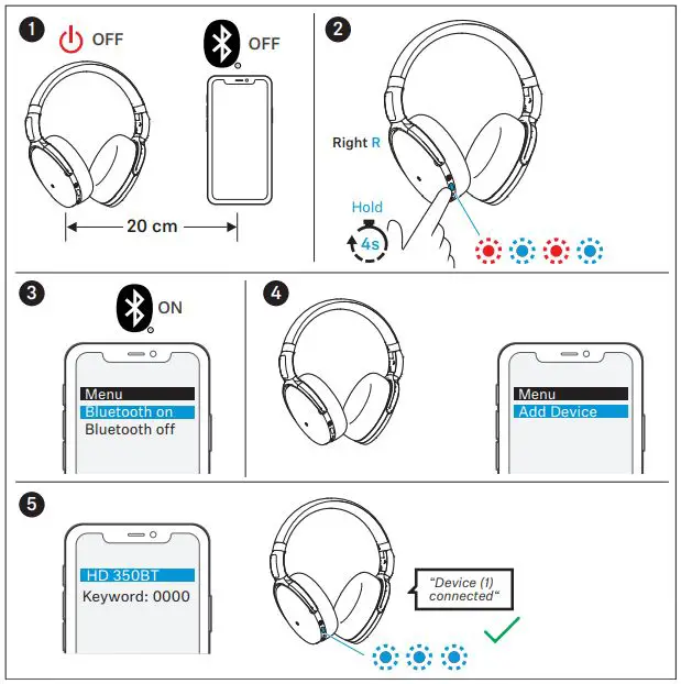Sennheiser HD 350BT Headphones-FIG14
