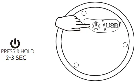 VIVITAR ES33-SF-TA Floatie Speaker - BLUETOOTH PAIRING