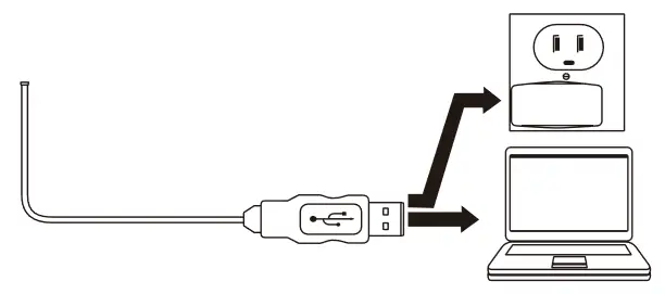 VIVITAR ES33-SF-TA Floatie Speaker - USB charging cable 1