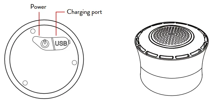 VIVITAR ES33-SF-TA Floatie Speaker - overview
