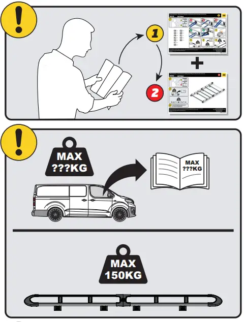 VAN GUARD IN8352 ULTI Rack Plus Van Roof Racks-fig1