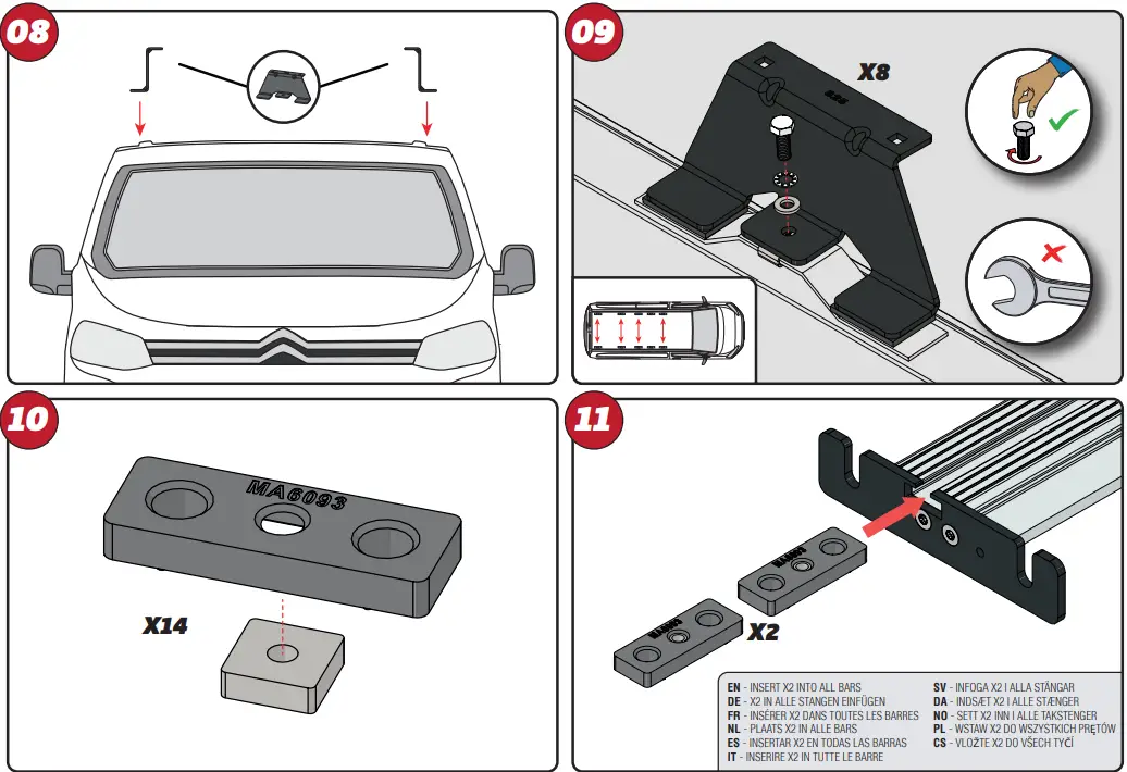 VAN GUARD IN8352 ULTI Rack Plus Van Roof Racks-fig7