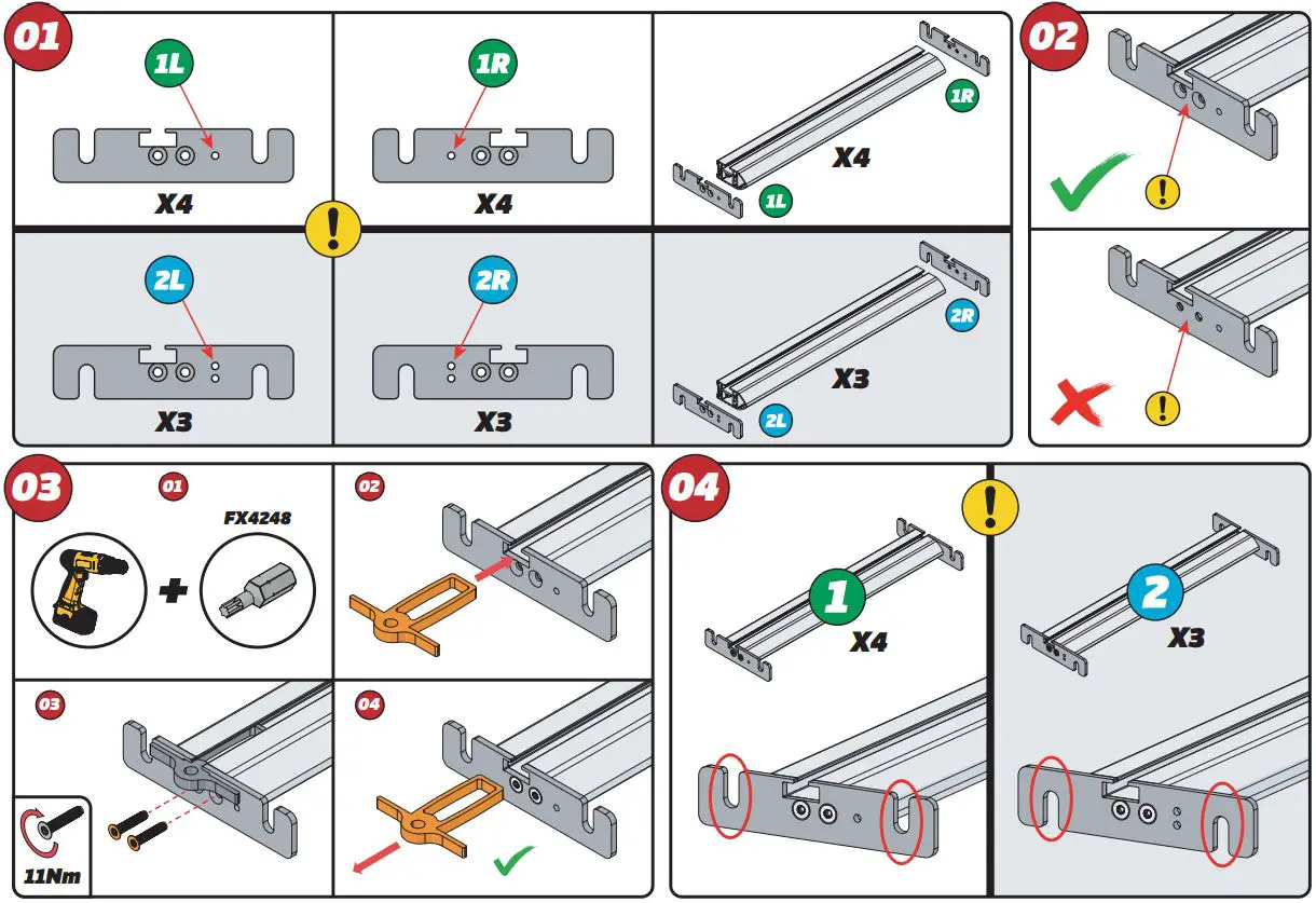 VAN GUARD IN8338 Ulti Rack plus Instruction Manual - How to use