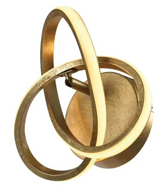 Maxax-MX6505-2GD-W-Washington-1-Light-Gold-Dimmable-Integrated-LED-Metal-Wall-Sconce-product-image