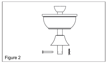 Breezary 24004 CH Ballet 36 Inch Indoor Chrome Crystal Retractable Ceiling Fan - The fan 2