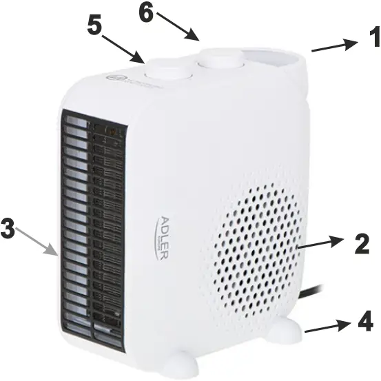 ADLER AD7725 Radiant Heater - a1