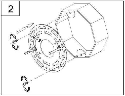 PROGRESS LIGHTING P710112 Wall Bracket Light - Assembly Instructions 2