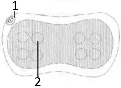 NuvoMed SLM-6-0110 Electric Shiatsu Heating Massager for Neck A2