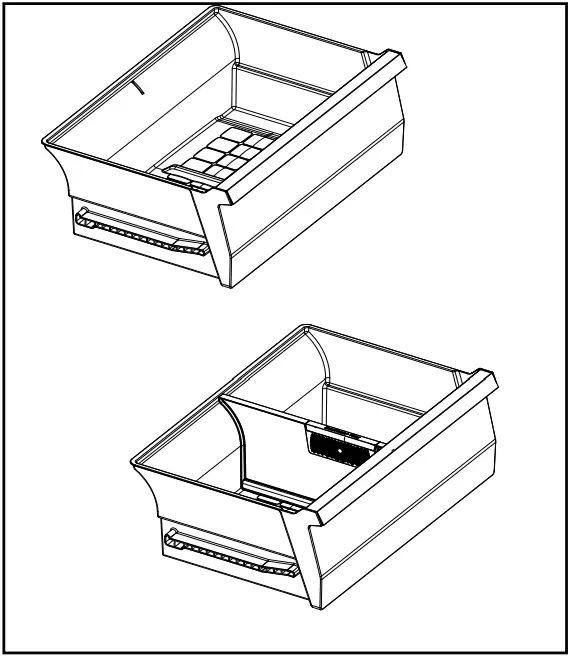 arcelik 583630EI No Frost Refrigerator - Crisper