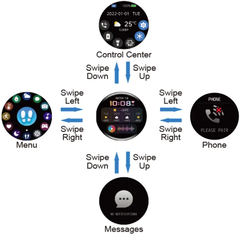 LIGE B0BNJBPS9B Bluetooth Calling Classic Smart Watch - fig 4