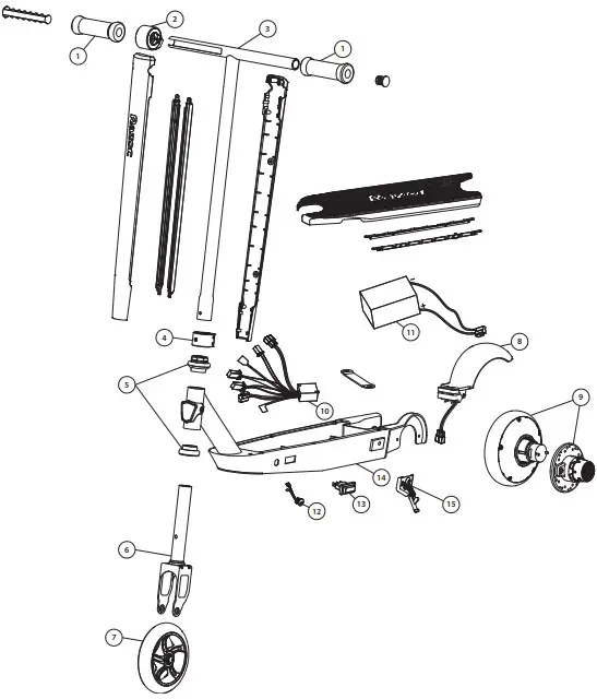 ELECTRIC SCOOTER PARTS