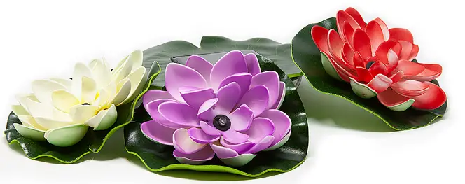 beckett-7216710-Solar-LED-Lilly-Pad-Lights-product image