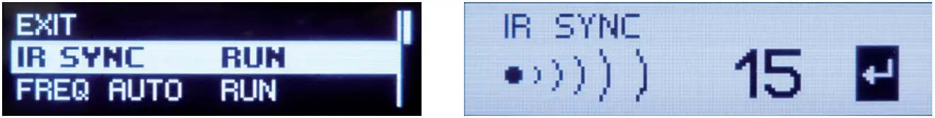 IR SYNC RUN