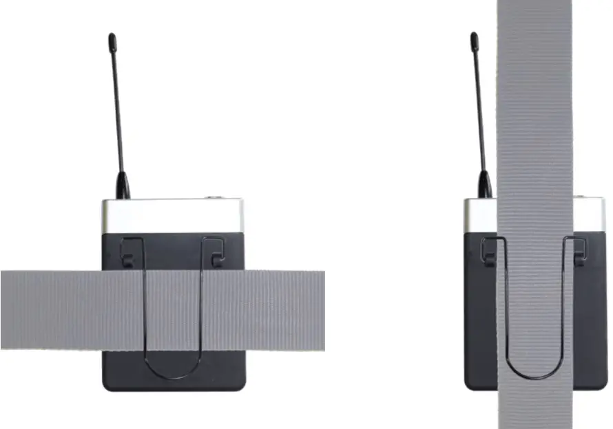 ATTACHING THE PACK TRANSMITTER